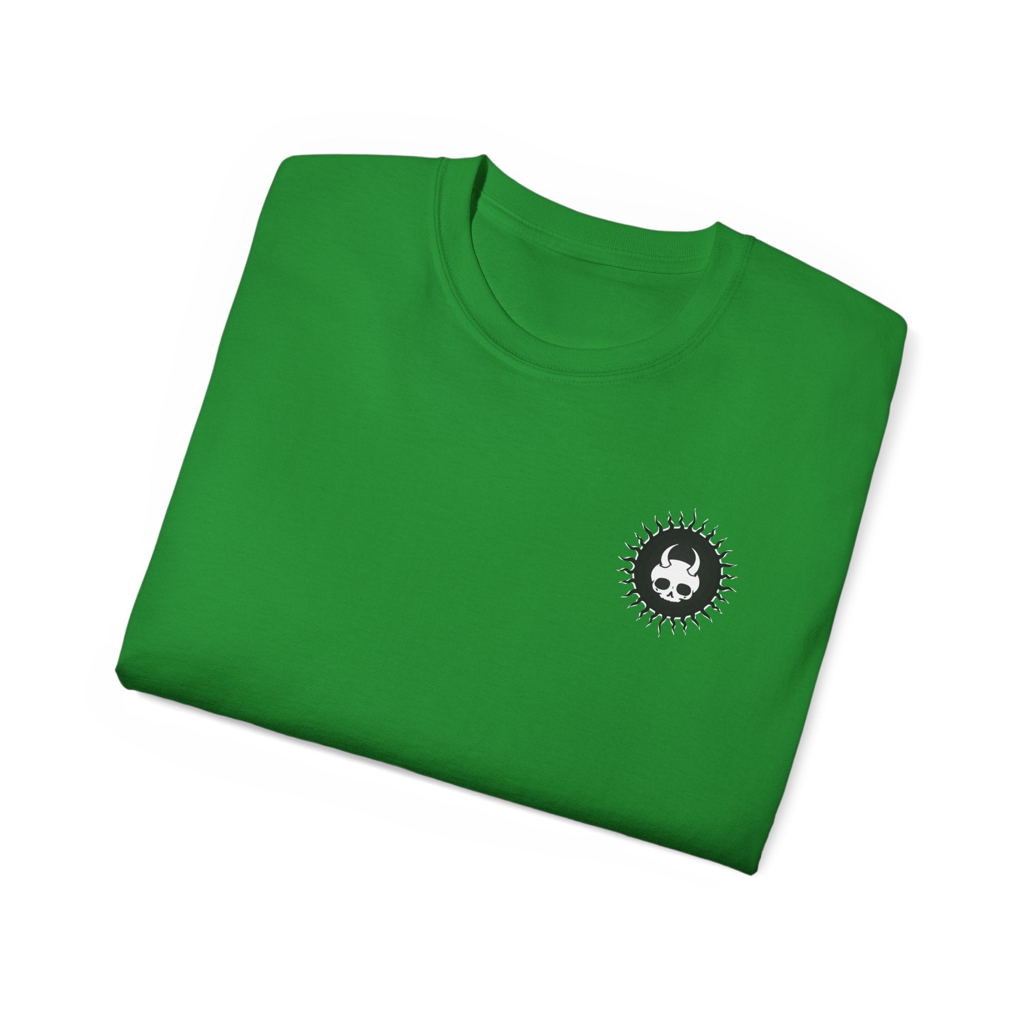 Exposed Heart - Unisex Cotton Tee (Back) - Damned Threads